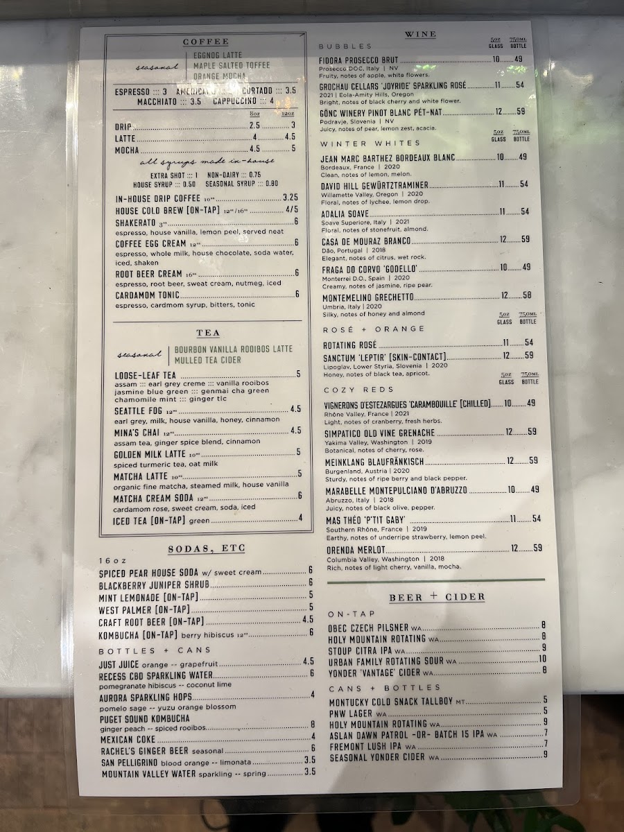 Mr West Cafe Bar Downtown Menu - Image 6